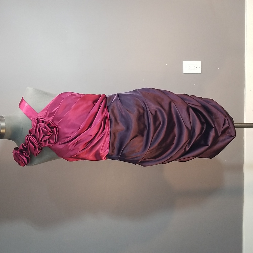 Le Chateau XL made in canada dress pink and purple